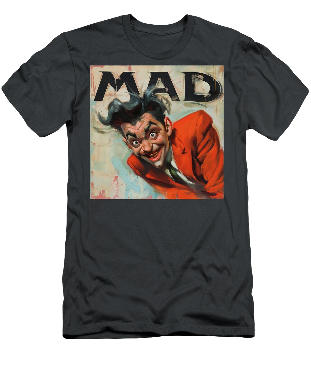 Intense Dude Mad Comic Book Cover 15 Mad Paperairplanes T-Shirt