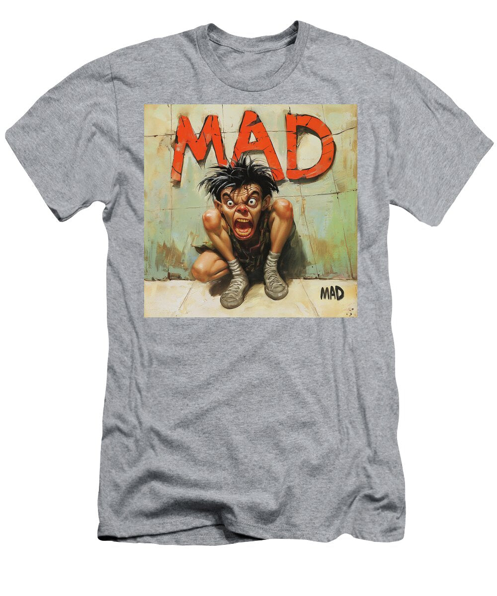 Intense Dude Mad Comic Book Cover 20 Mad Paperairplanes T-Shirt
