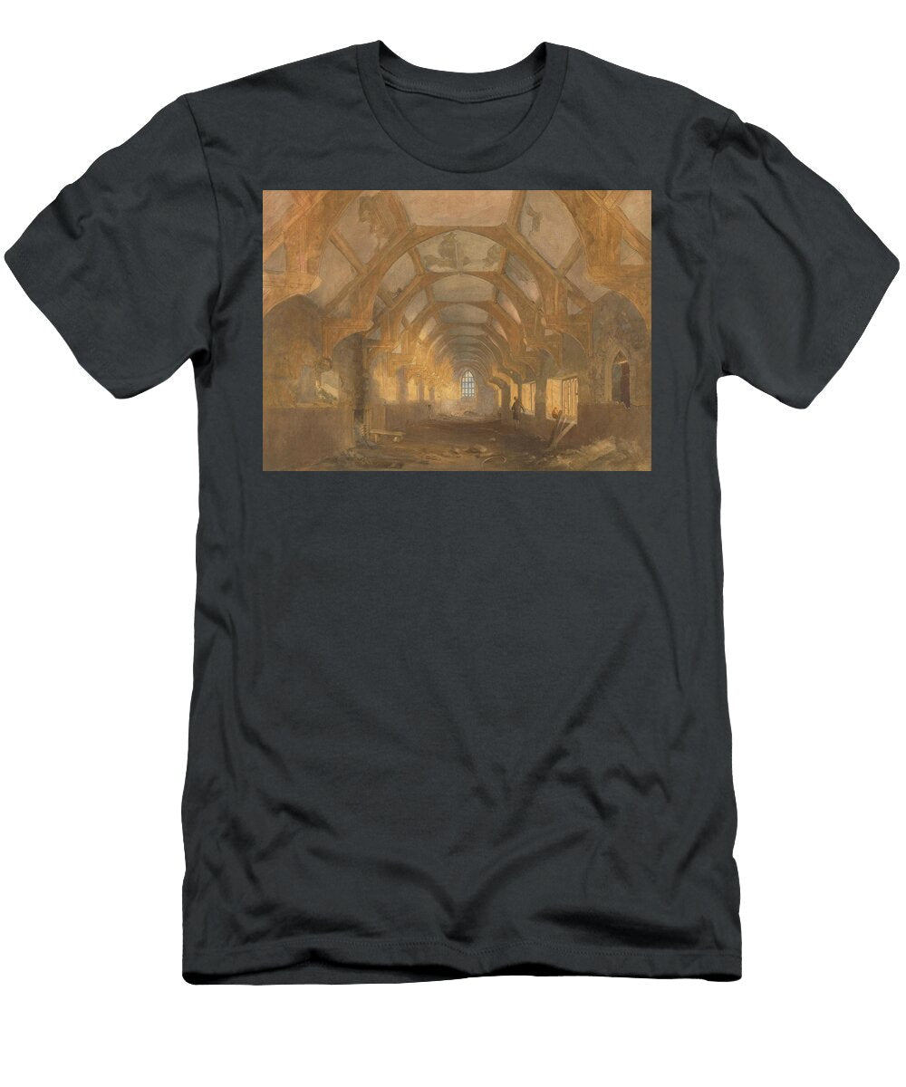 Interior of a Dormitory of the Ipswich Blackfriars At the End of Its Period of Occupation By Ipswich John Sell Cotman T-Shirt