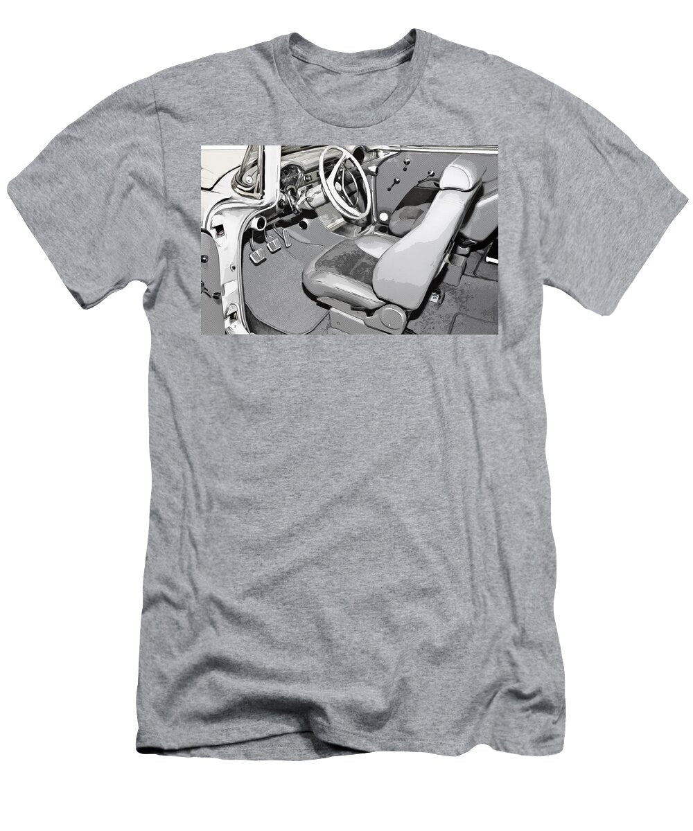 Interior of Classic Car Susan Leggett T-Shirt