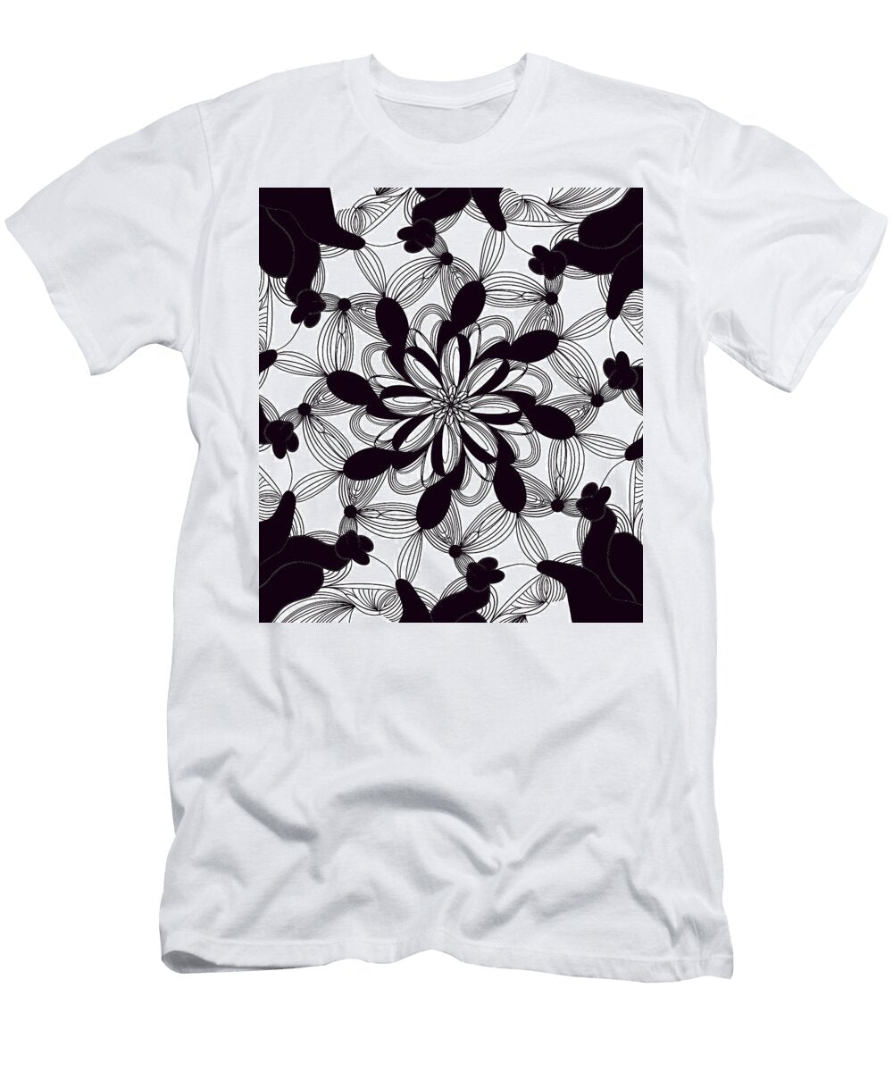 Intertwining Ink Floral Divinity Illus T-Shirt