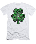 Intricate Green Shamrock Design Sartoris Art T-Shirt