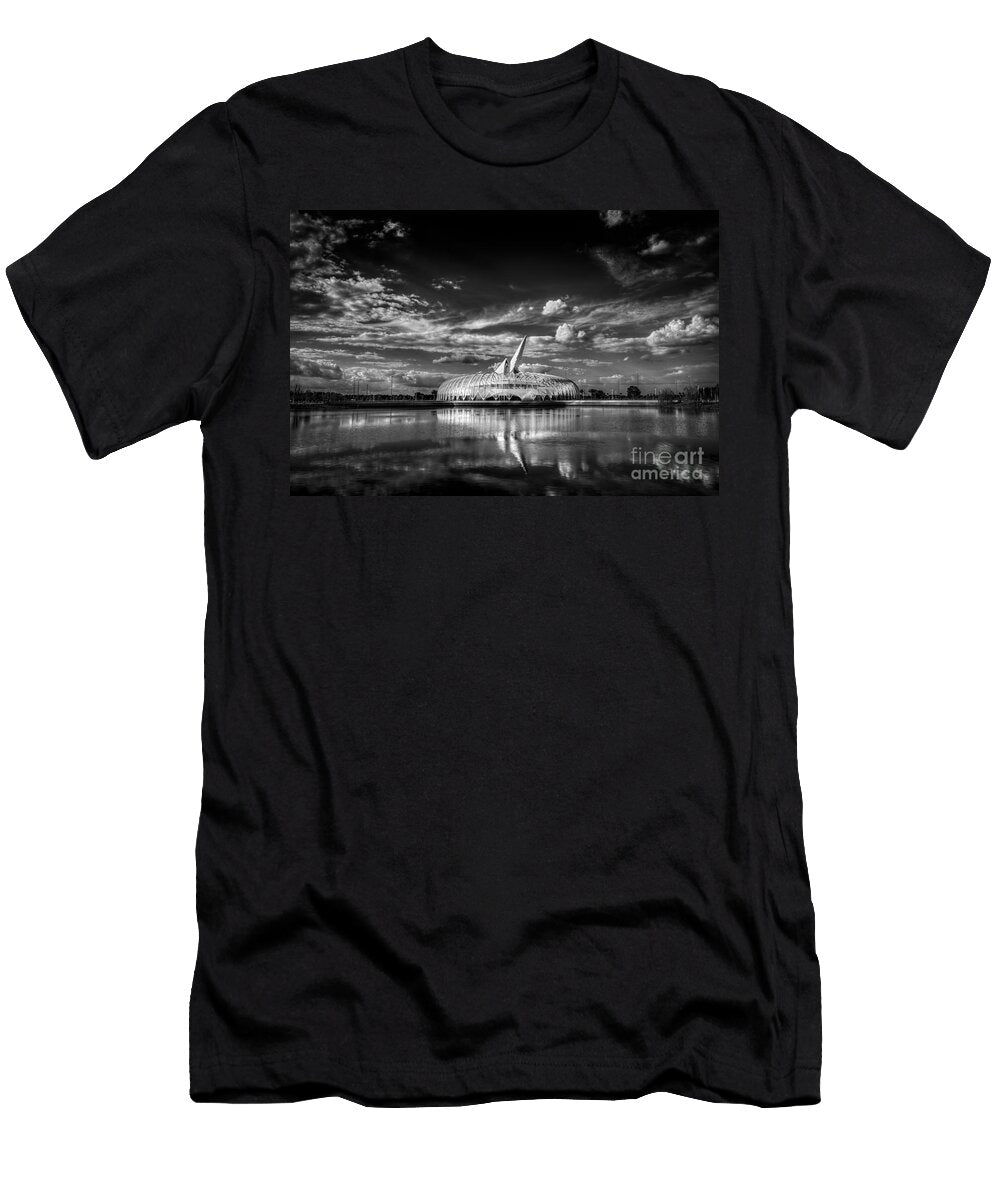 Ivory Tower of Knowledge Bw Marvin Spates T-Shirt
