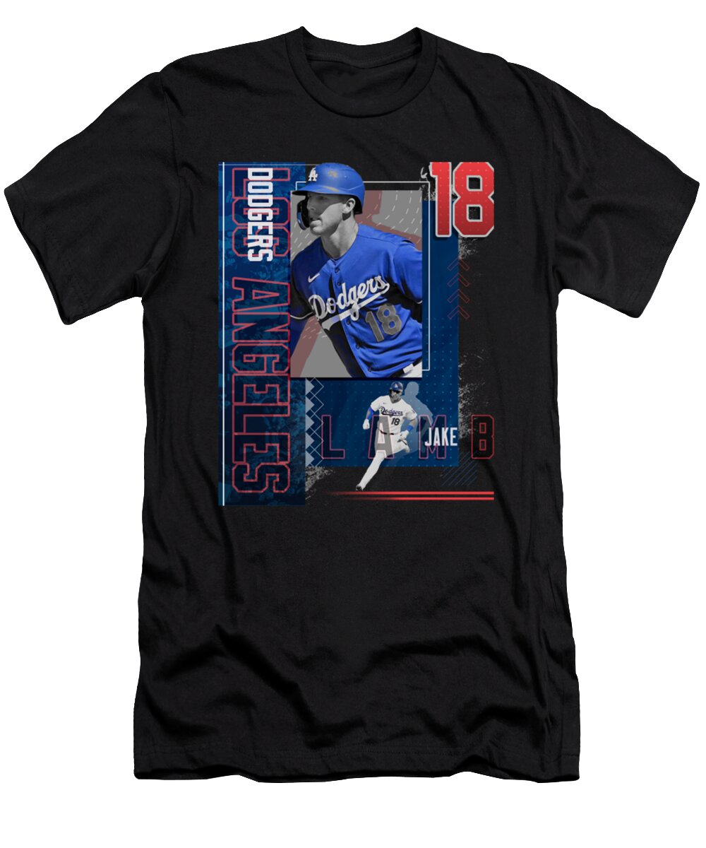 Jake Lamb Baseball Paper Poster Dodgers 2 Kelvin Kent T-Shirt