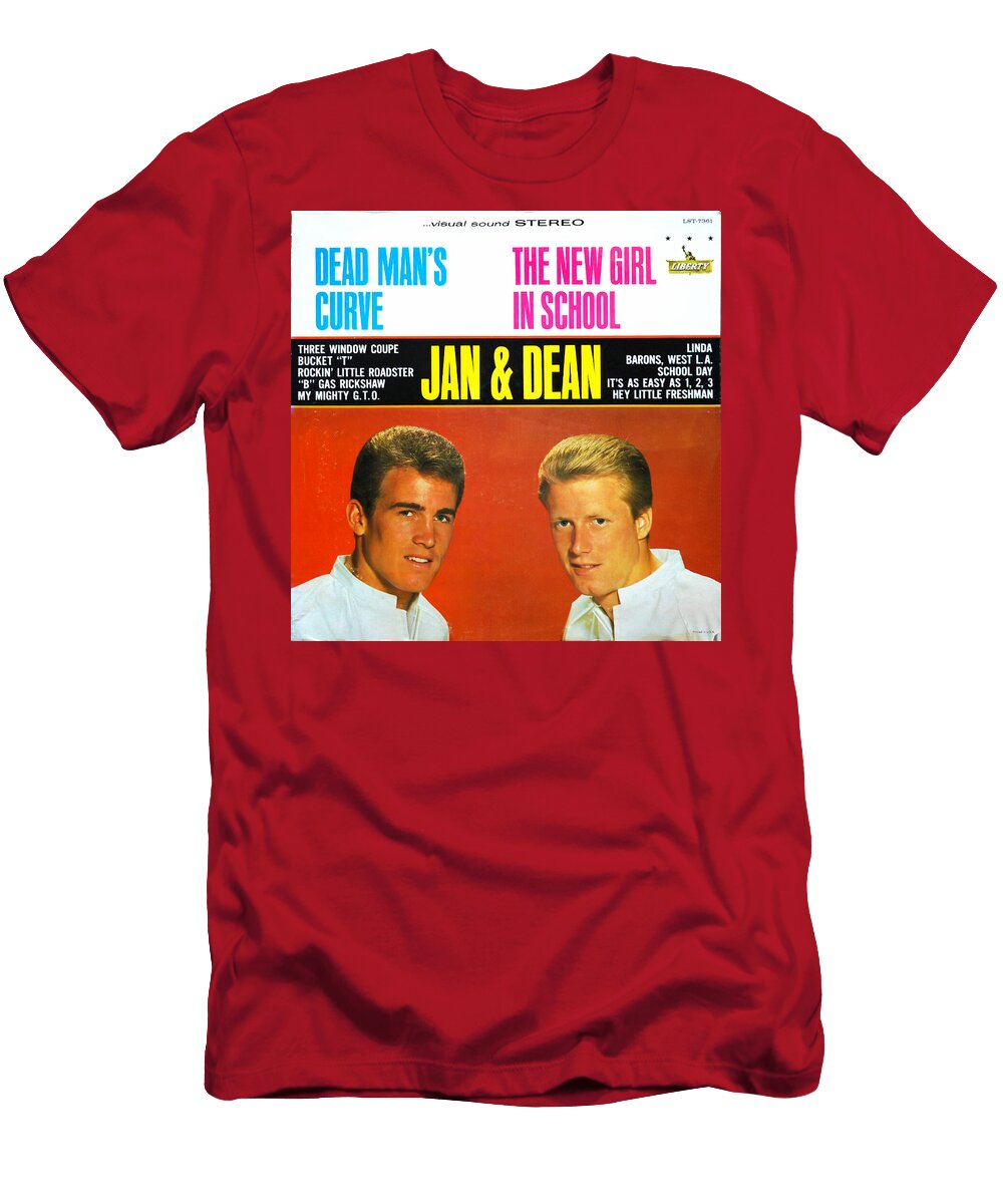 Jan and Dean Dead Mans Curve Album Cover 1964 Robert Banach T-Shirt