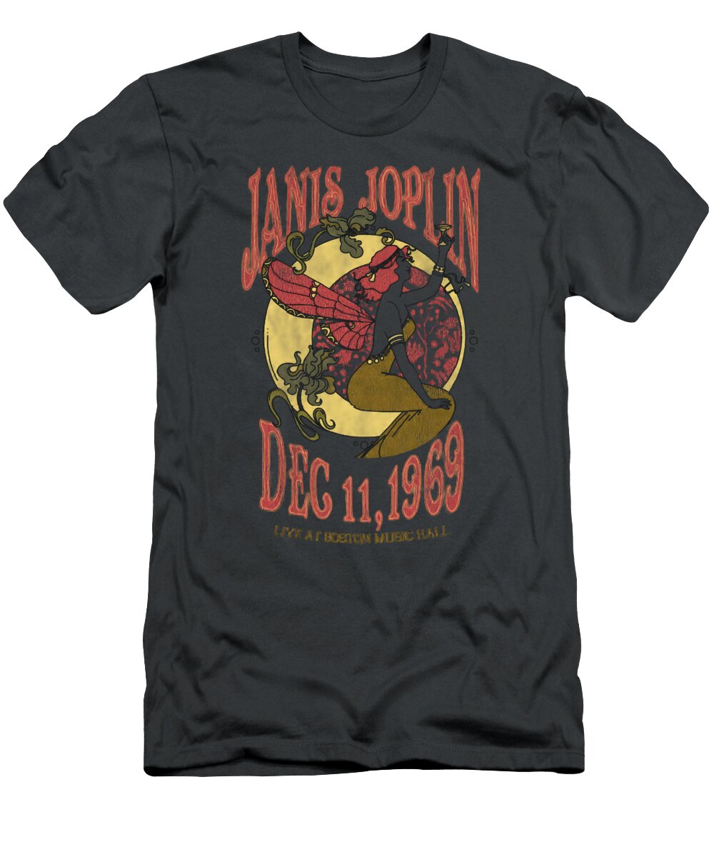 Janis Joplin Boston Music Hall Juniors Jonathan Rigg T-Shirt
