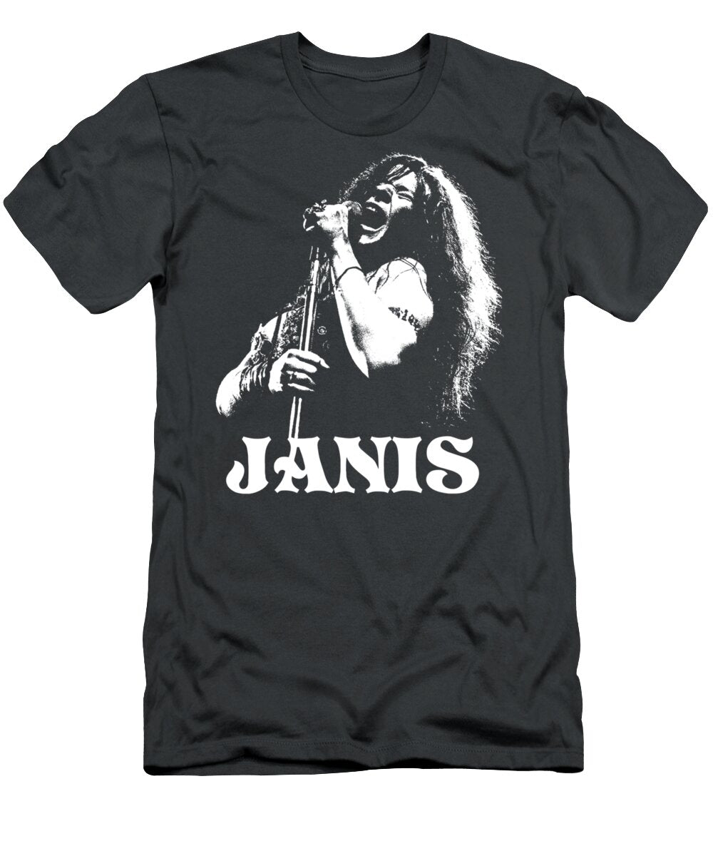 Janis the White Stencil Morris Tillman T-Shirt