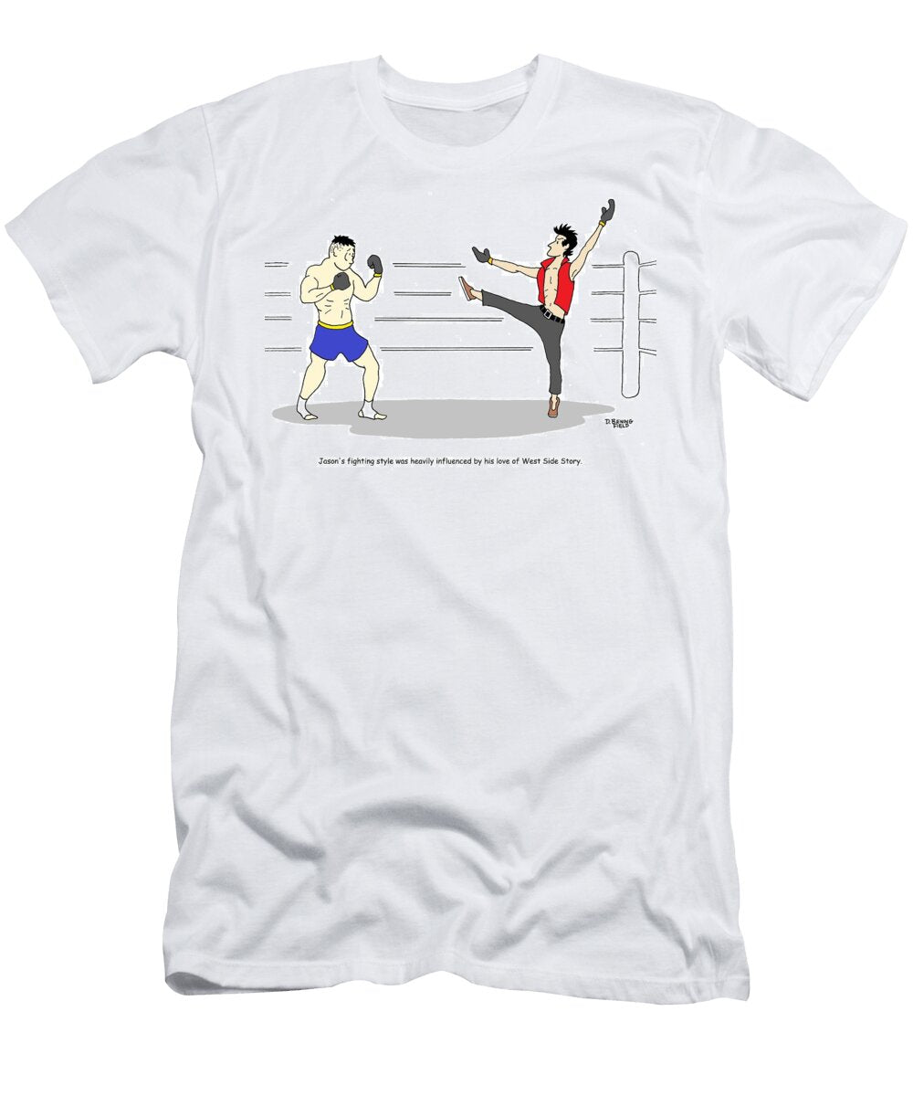 Jasons Fighting Style Was Heavily Influenced By His Love David Beningfield T-Shirt