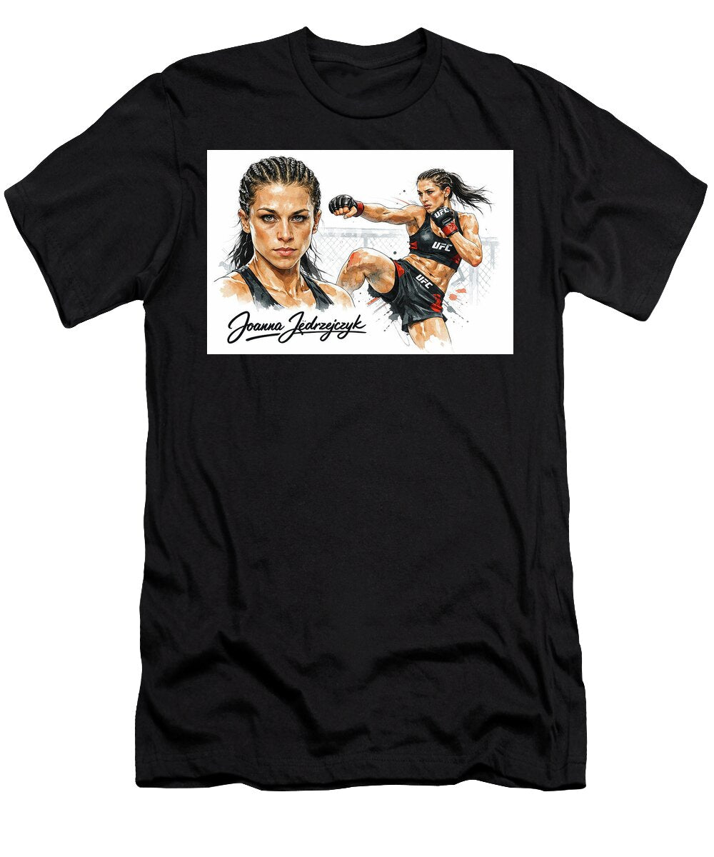 Joanna Jedrzejczyk Mma Portrait All Eras Sports T-Shirt