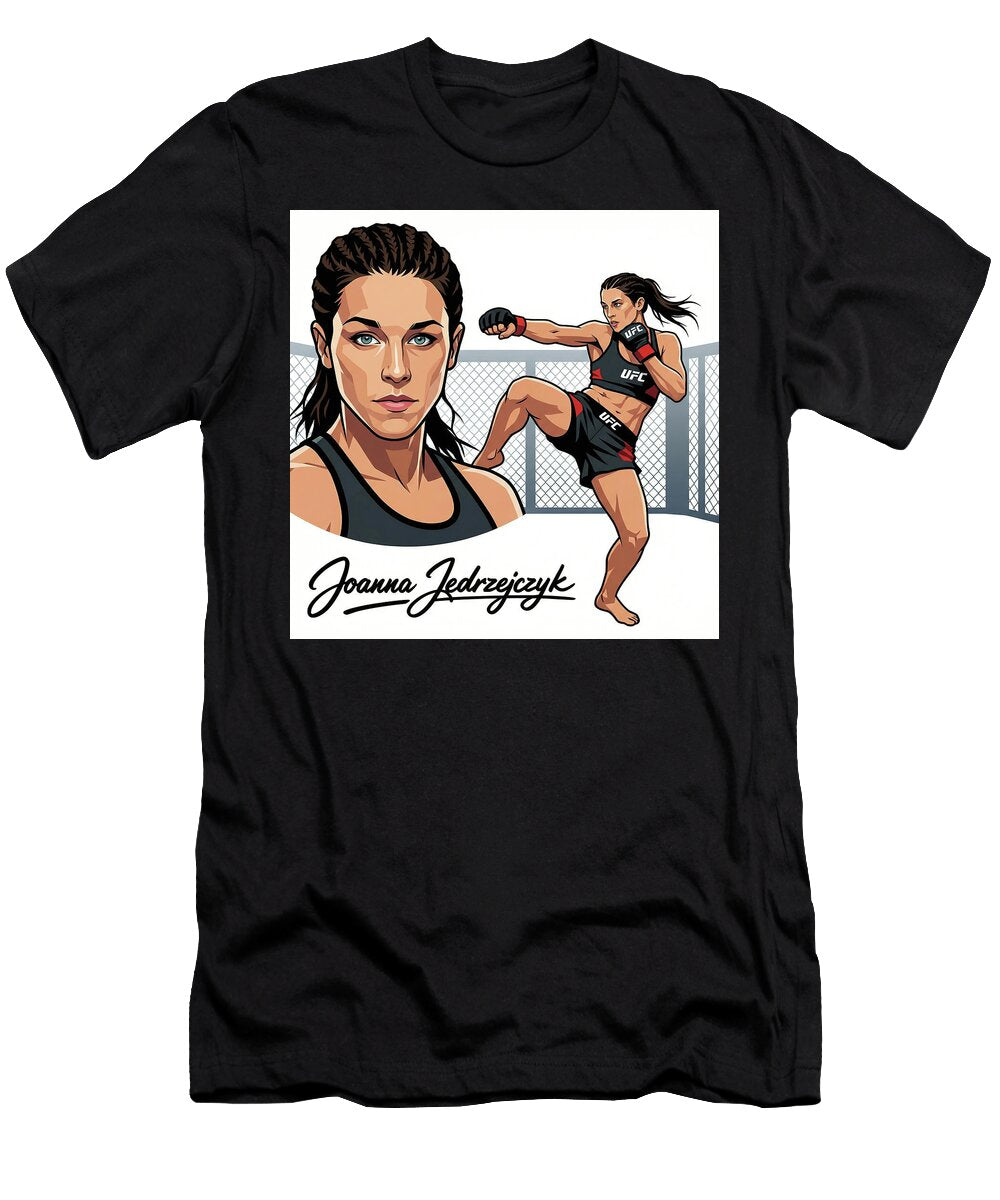 Joanna Jedrzejczyk Mma Portrait Vector All Eras Sports T-Shirt