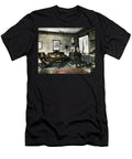 Johannes Brahms 1833 1897 in His Office in Vienna Austria After 1862 Photographie Colorisee 19th Century J Brahms in His Study Vienna 1800s Hand Colored Halftone Reproduction of a Photograph American School T-Shirt