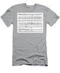 Johannes Brahms Score for Gutend Abend Johannes Brahms T-Shirt