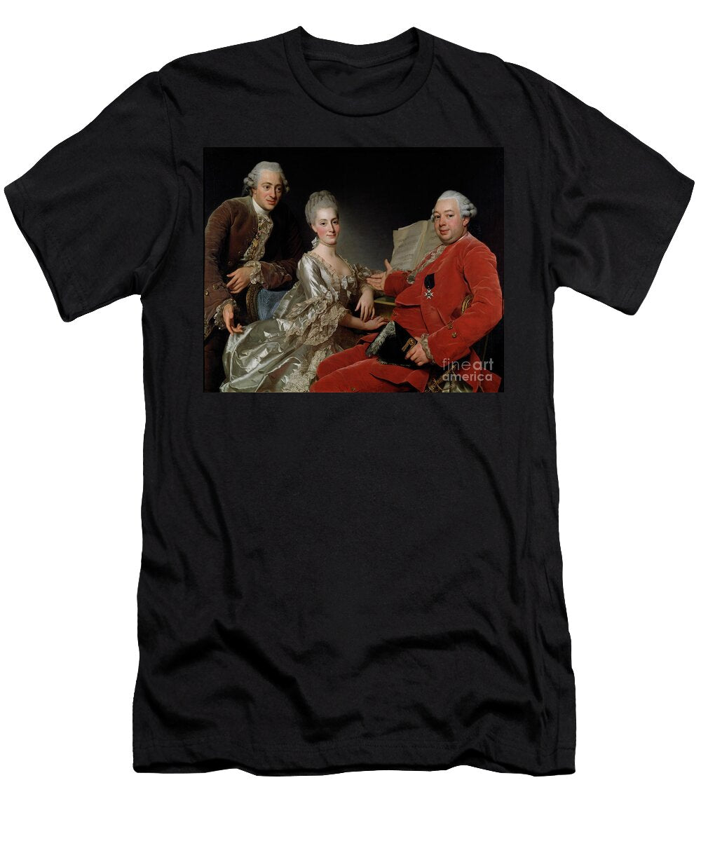 John Jennings Esq and His Brother and Sister in Law 1769 Oil on Canvas Alexander Roslin T-Shirt