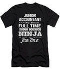 Junior Accountant Ninja Job Gift Item Shi Hu Kang T-Shirt