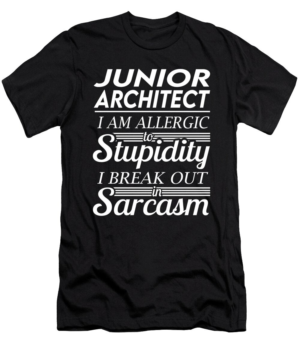 Junior Architect Sarcasm Job Gift Item Shi Hu Kang T-Shirt