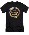 Junior Bridesmaid Blush Floral Wreath Eboni Dabila T-Shirt
