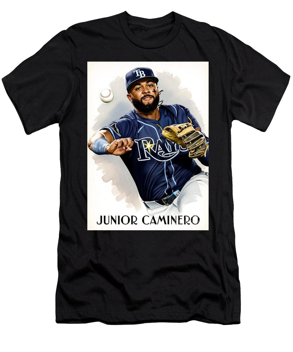 Junior Caminero 13 of the Tampa Bay Rays 501 Robert Williams T-Shirt