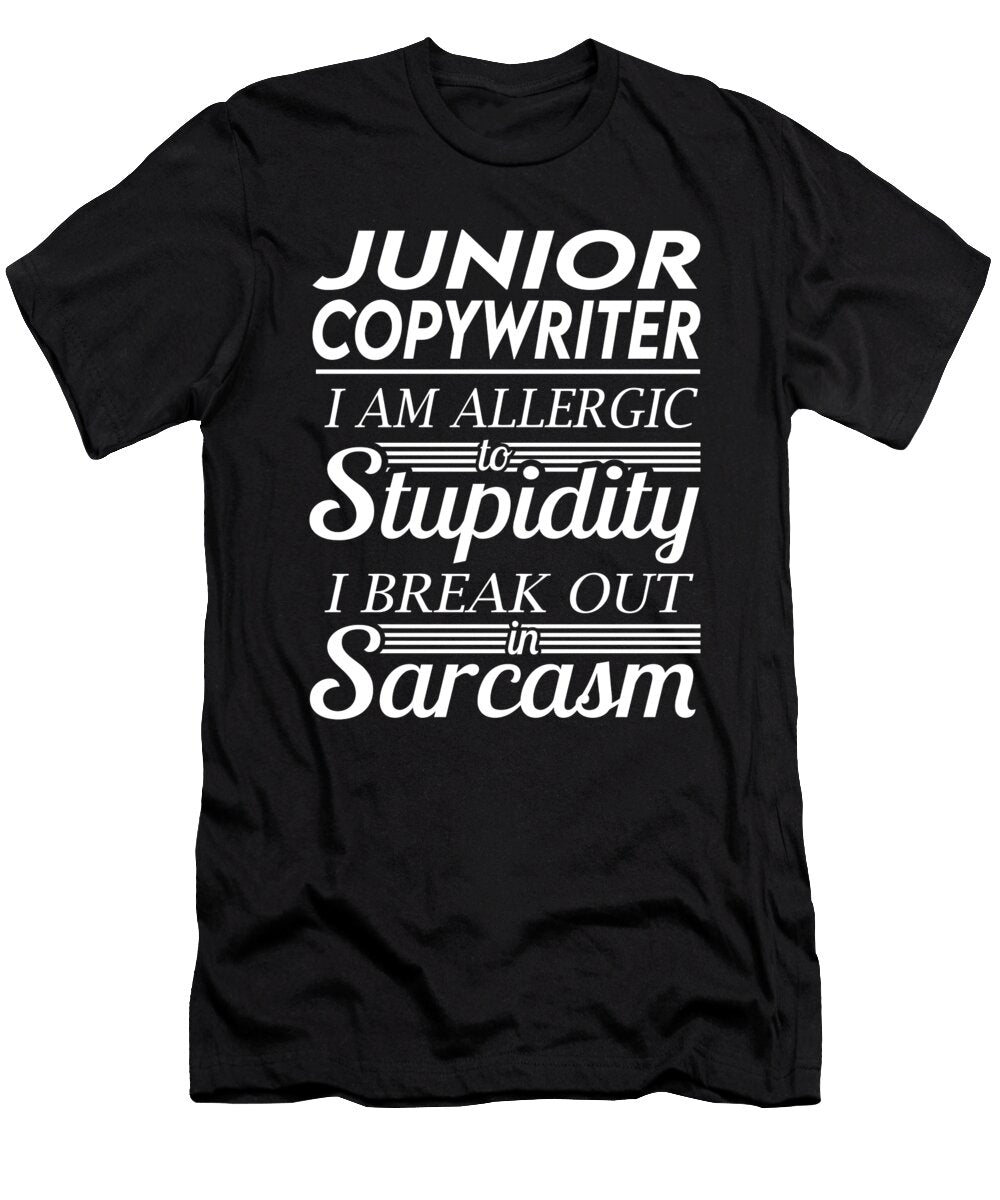 Junior Copywriter Sarcasm Job Gift Item Shi Hu Kang T-Shirt