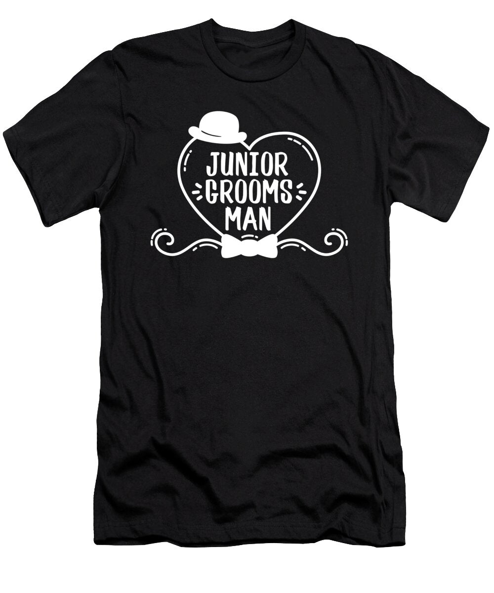 Junior Grooms Man Ring Bearer Wedding Gift Haselshirt T-Shirt