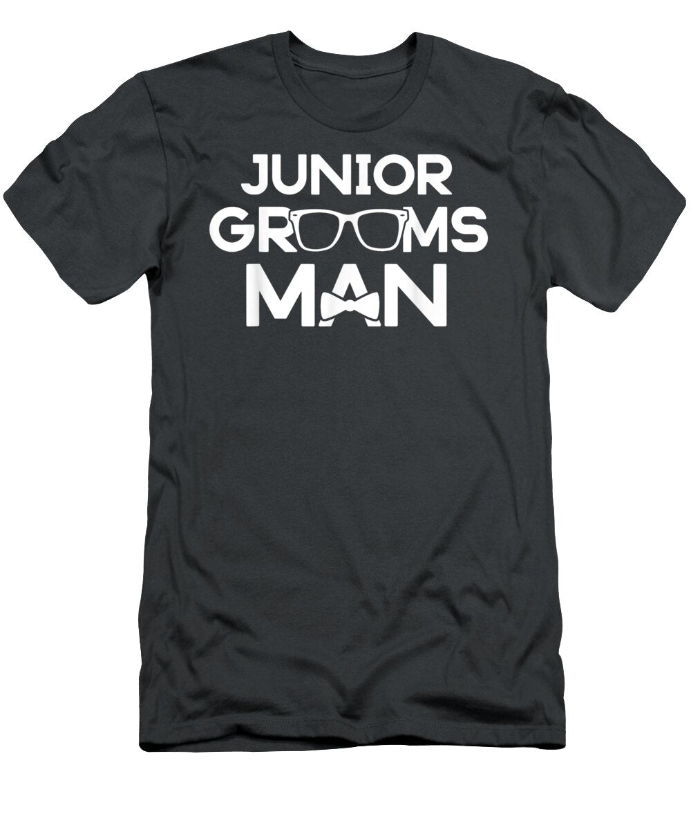 Junior Groomsman Wedding Party Kids Zayyan Cayla T-Shirt