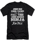 Junior High School Teacher Ninja Job Gift Item Shi Hu Kang T-Shirt