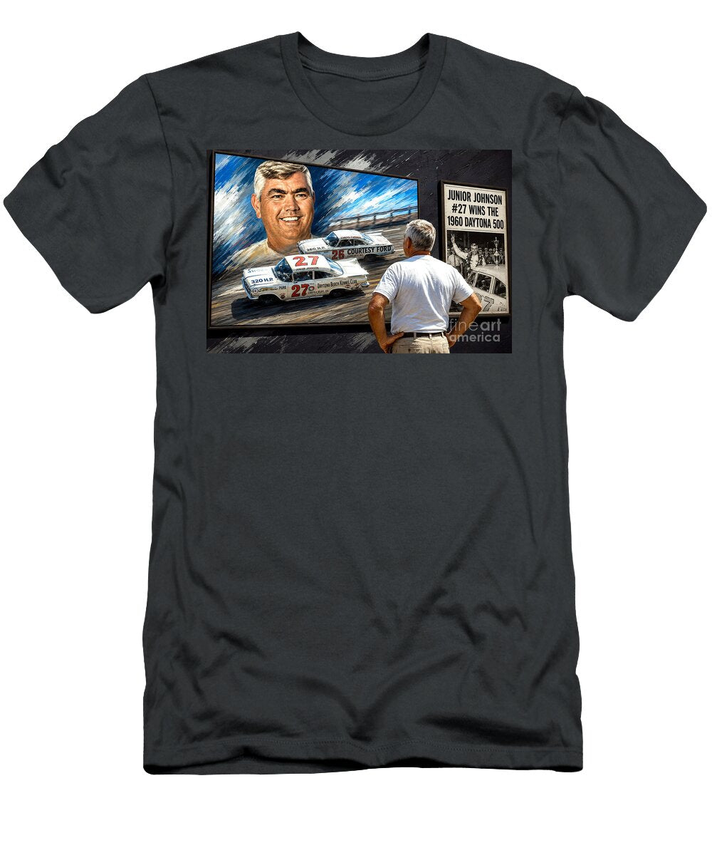 Junior Johnson 27 Winner of the Daytona 500 on February 14 1960 Robert Williams T-Shirt