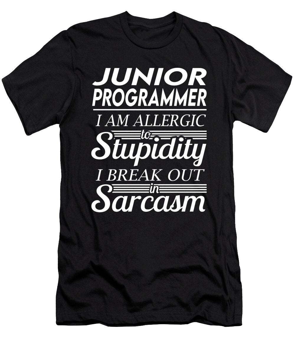 Junior Programmer Sarcasm Job Gift Item Shi Hu Kang T-Shirt
