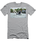 Junior Sailors Practicing in Ocean Cate Brown T-Shirt