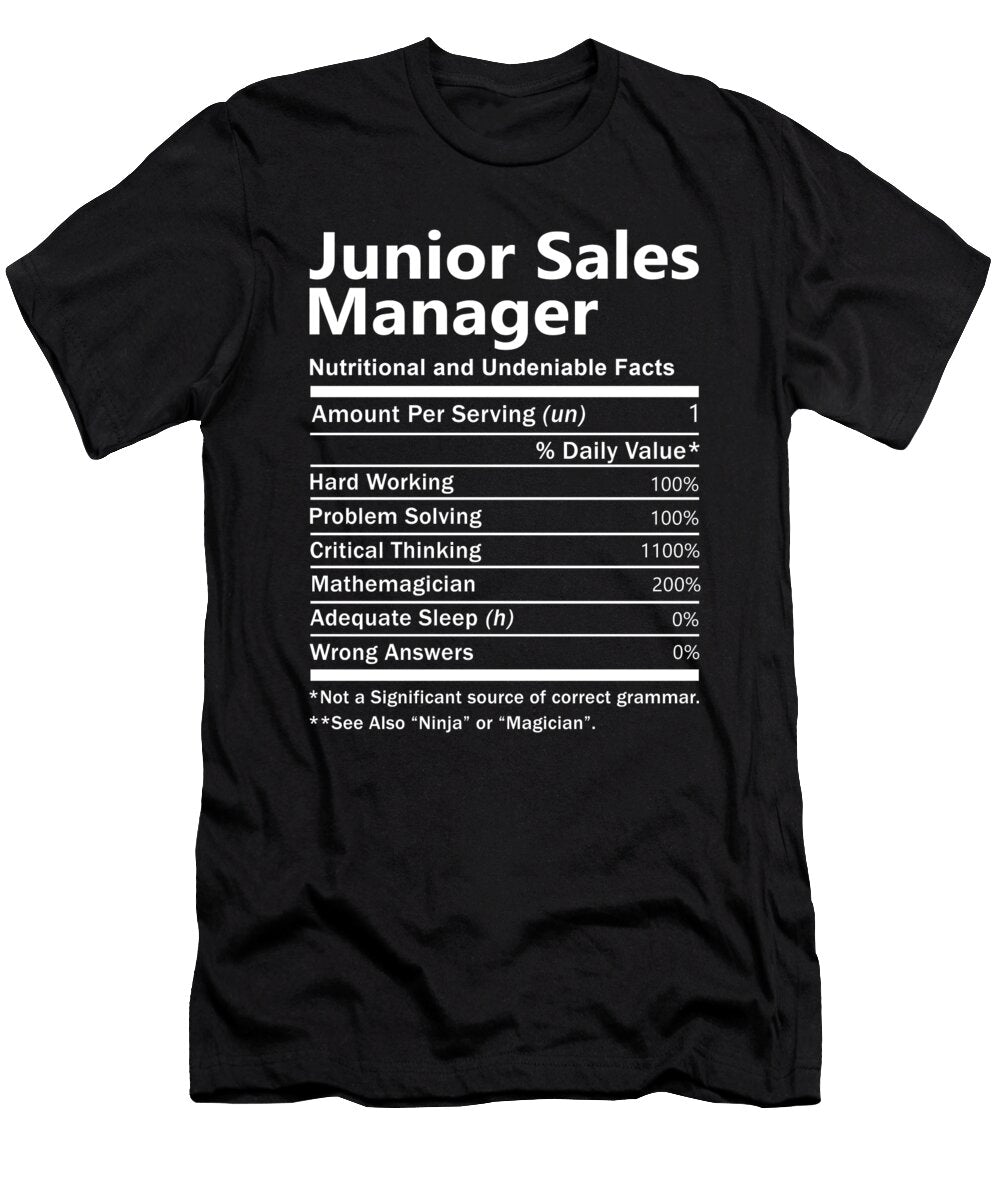 Junior Sales Manager Nutrition Factors Gift Item Shi Hu Kang T-Shirt