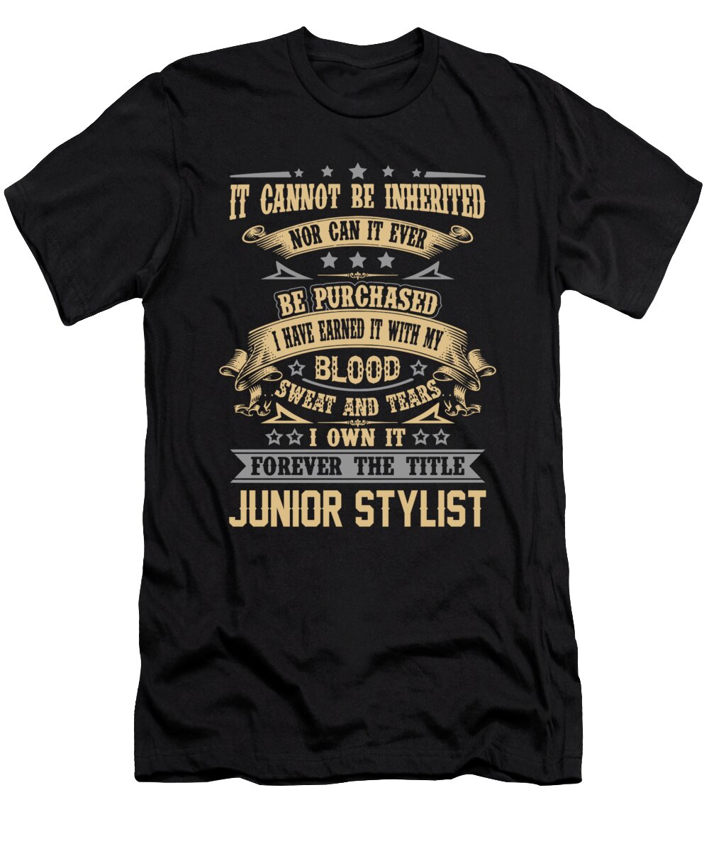 Junior Stylist Forever the Title Job Gift Item Shi Hu Kang T-Shirt