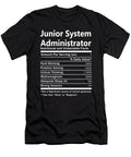 Junior System Administrator Nutrition Factors Gift Item Shi Hu Kang T-Shirt