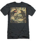 Kaiju Monster Battle Comic Book Panel 140 Mad Paperairplanes T-Shirt