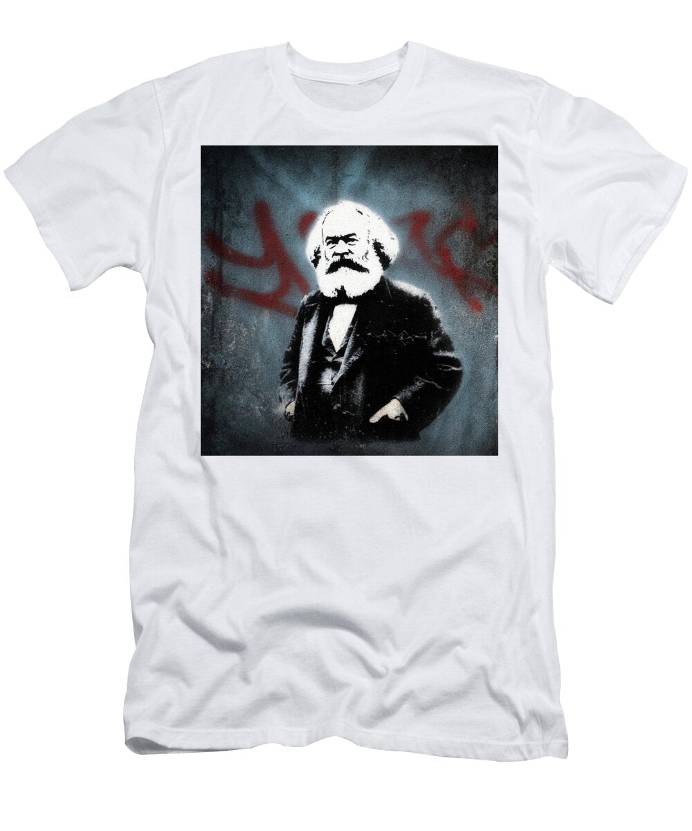 Karl Marx Graffiti Art John Springfield T-Shirt