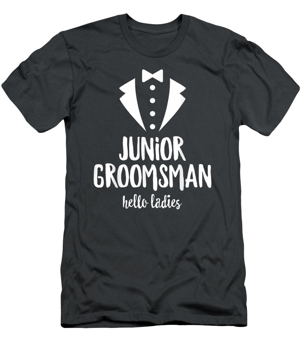 Kids Junior Groomsman Wedding Party Sunglasses Cool Boys Derrin Ayden T-Shirt