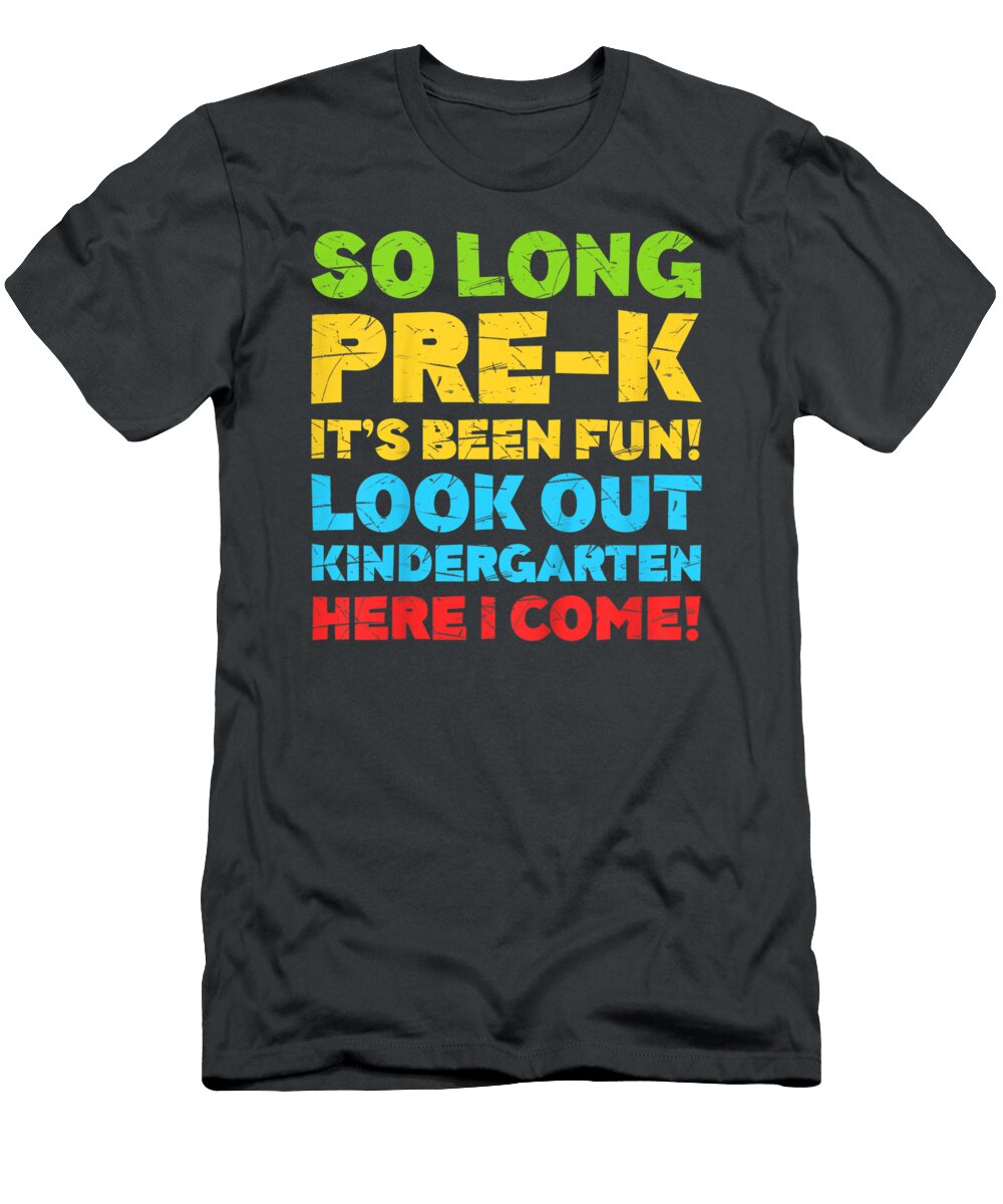 Kidso Long Prek Its Been Fun Graduation Junior Nelleh T-Shirt