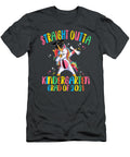 Kidstraight Outta Kindergarten Grad Dabbing Unicorn Graduate Junior Nelleh T-Shirt