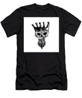 King Beard Skull Scratchboard Aloysius Patrimonio T-Shirt