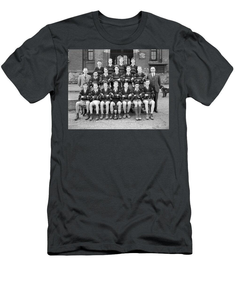 King George High School Rugby Team Junior Champions 1933 Artistic Rifki T-Shirt