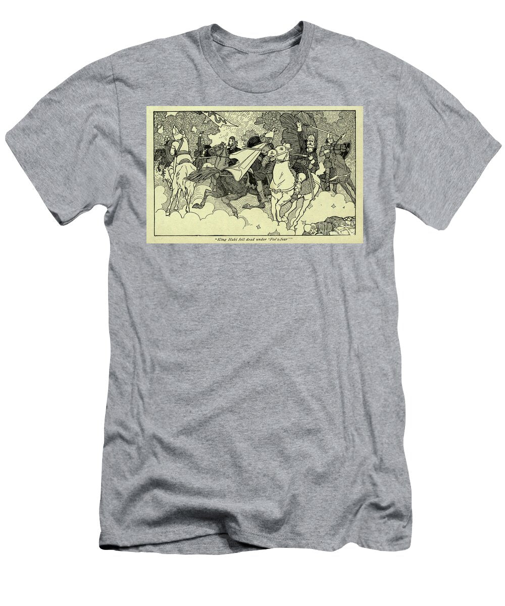 King Haki Fell Dead Under Foes Fear L1 Historic Illustrations T-Shirt