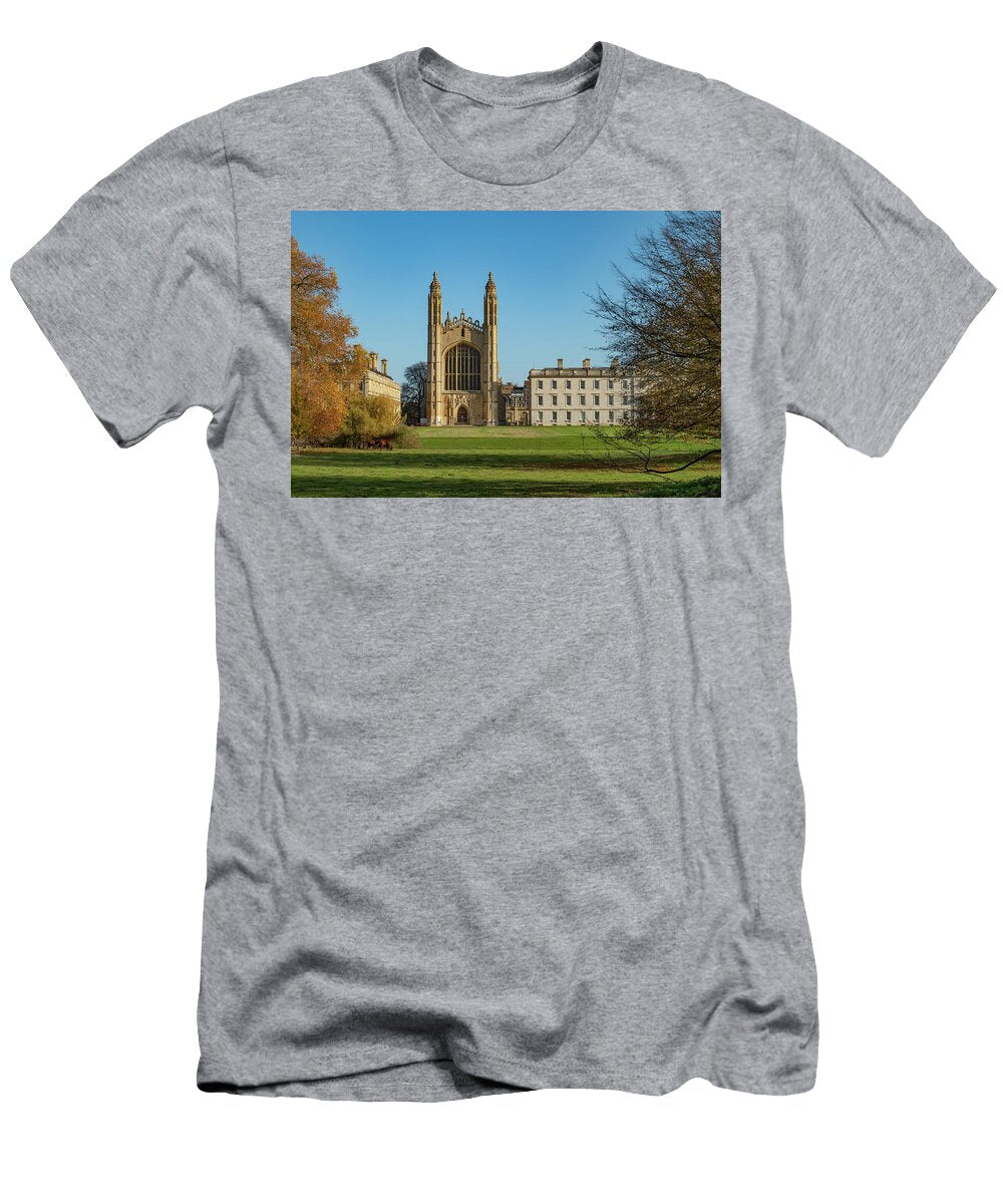 Kings College Cambridge in Autumn Chris Yaxley T-Shirt