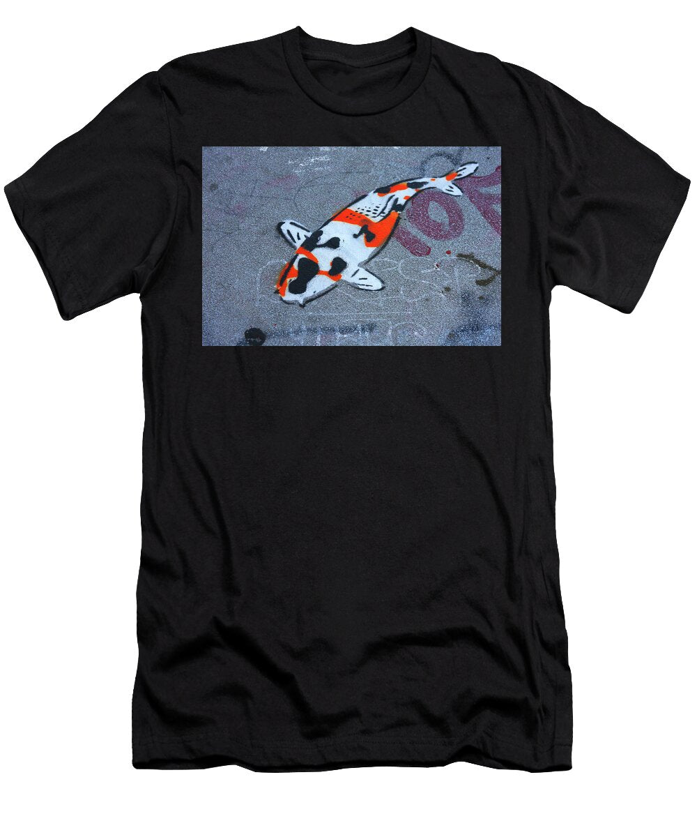 Koi Fish Graffiti Art Block Collections T-Shirt