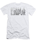Kuala Lumpur Skyline Text Outline Illustration Jit Lim T-Shirt