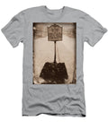 L 9 Davidson College Historical Aged Brown Paulette Wright T-Shirt
