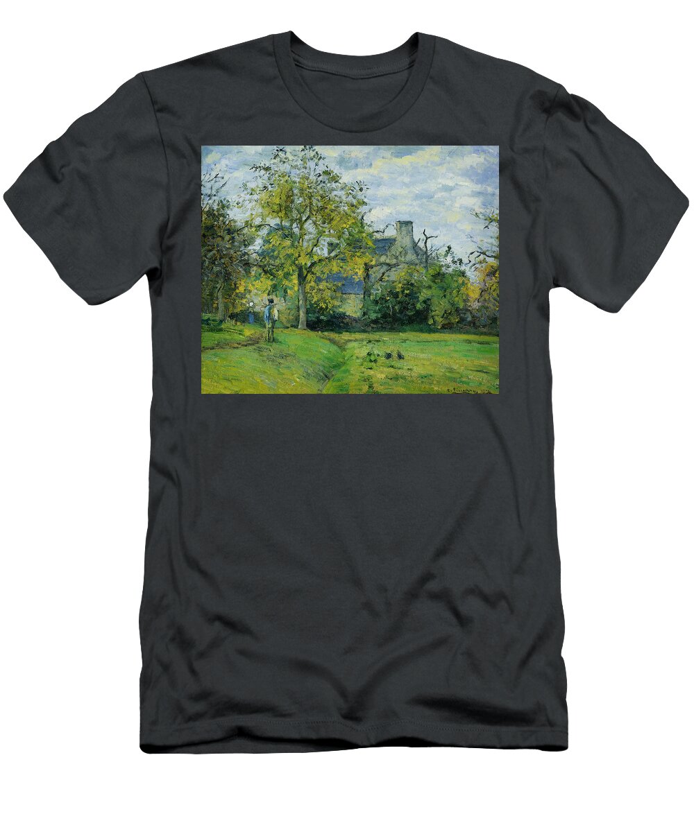 LA Maison De Piette a Montfoucault Camille Pissarro T-Shirt