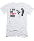 Ladies Kickboxing Mma Ladies Outfit Gift Benjamin Burkert T-Shirt