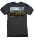 Landscape with Buildings Nicolas Poussin T-Shirt
