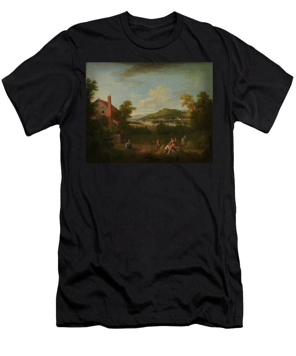 Landscape with Farmworkers George Lambert T-Shirt