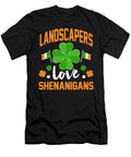 Landscapers Love Shenanigans St Patricks Day Orange Pieces T-Shirt