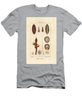 Large Branch or Large Cycas Seeds Queen Sago Cycas Circinalis Showing Seed and Section Pierre Jean Francois Turpin T-Shirt