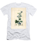 Large Purple or Wild Mauve Forest Mauve Dwarf Mallow Malva Sylvestris European School T-Shirt
